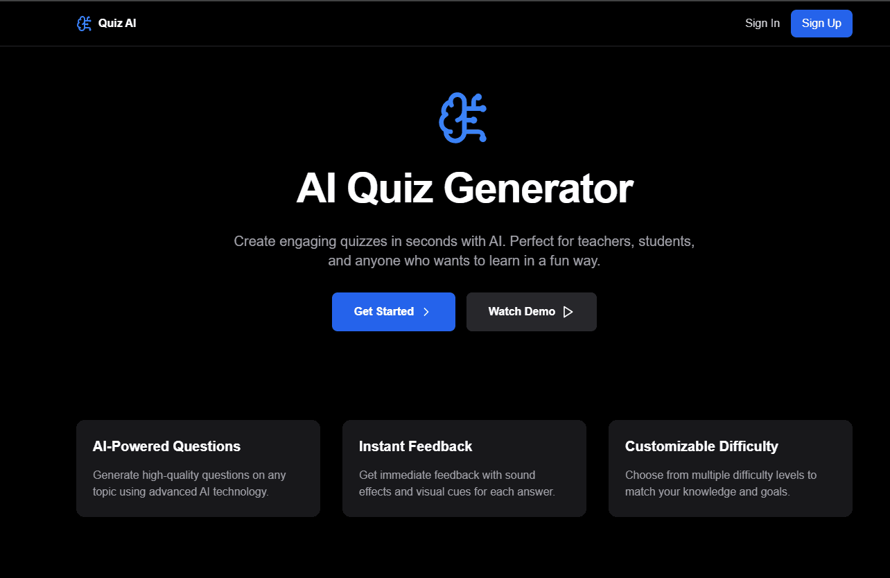 AI Quiz Generator